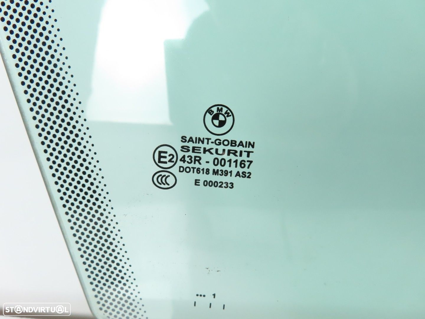 Vidro da porta Direito/Frente Seminovo/ Original BMW 3 Convertible (E93) 5133714... - 2