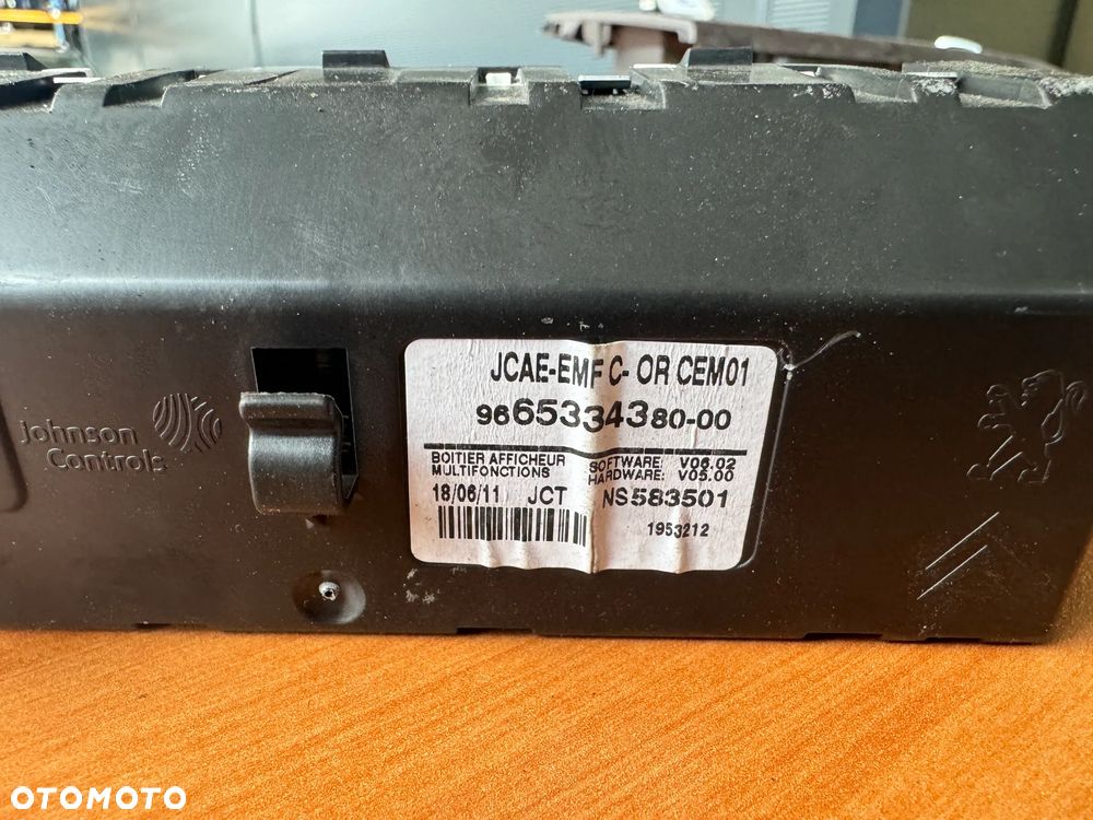 Wyświetlacz ekran Peugeot 3008 9665334380 - 4