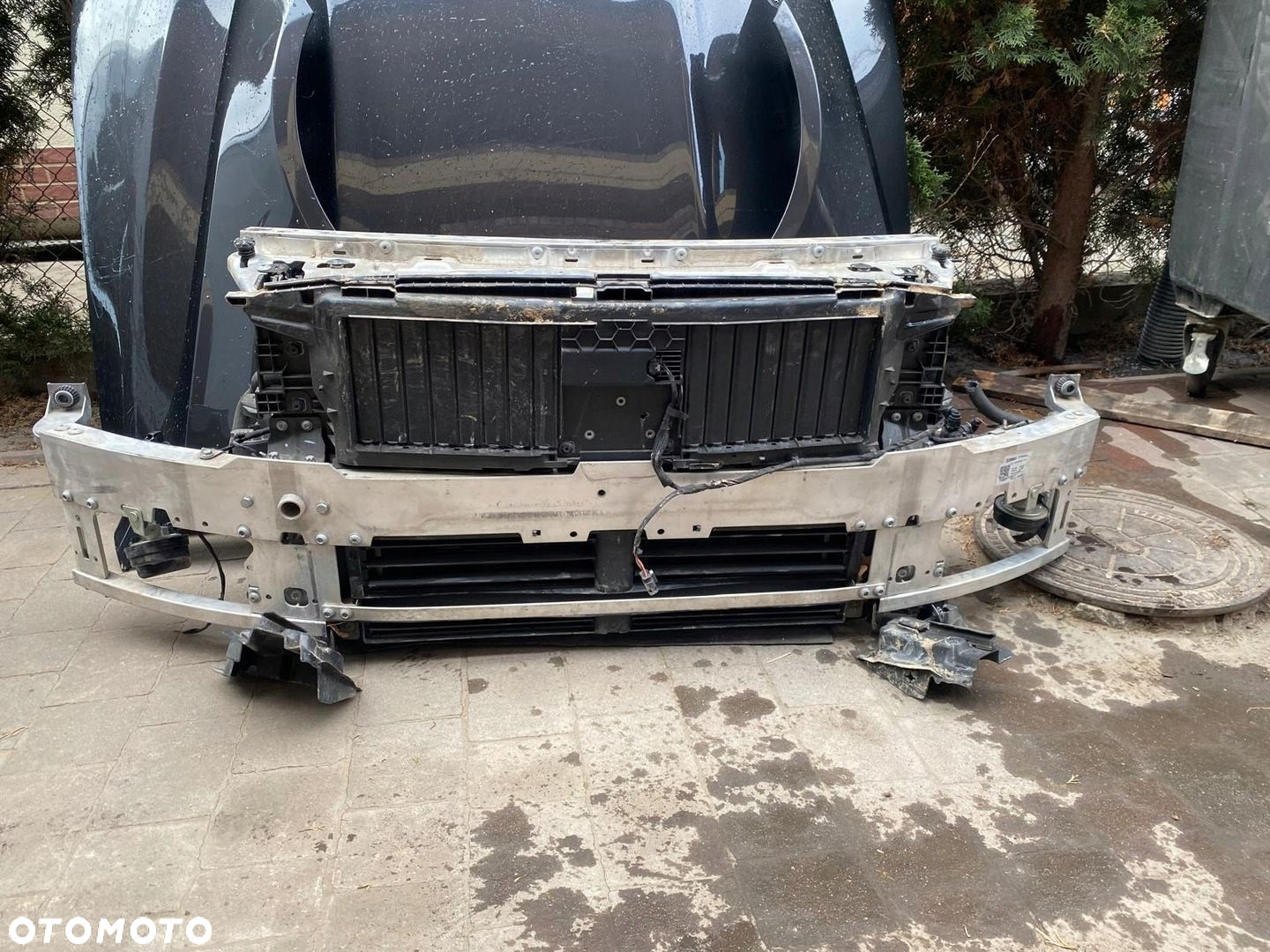 ZDERZAK MASKA LAMPY PAS PRZEDNI CHŁODNICE MERCEDES C KLASA W206 PAKIET AMG - 8