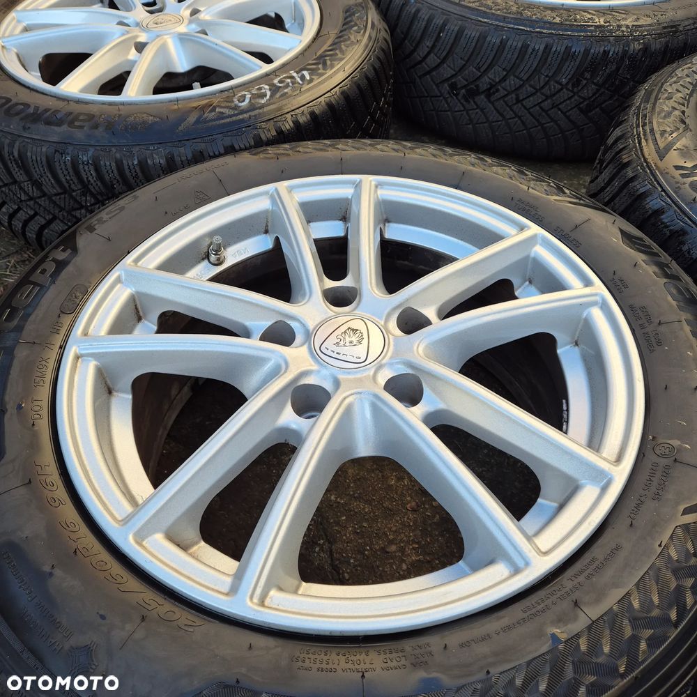 ZIMA KOŁA 5x120 BMW F30 F31 F32 F33 F36 X1 E84 E90 205/60 R16 +czujniki - 7
