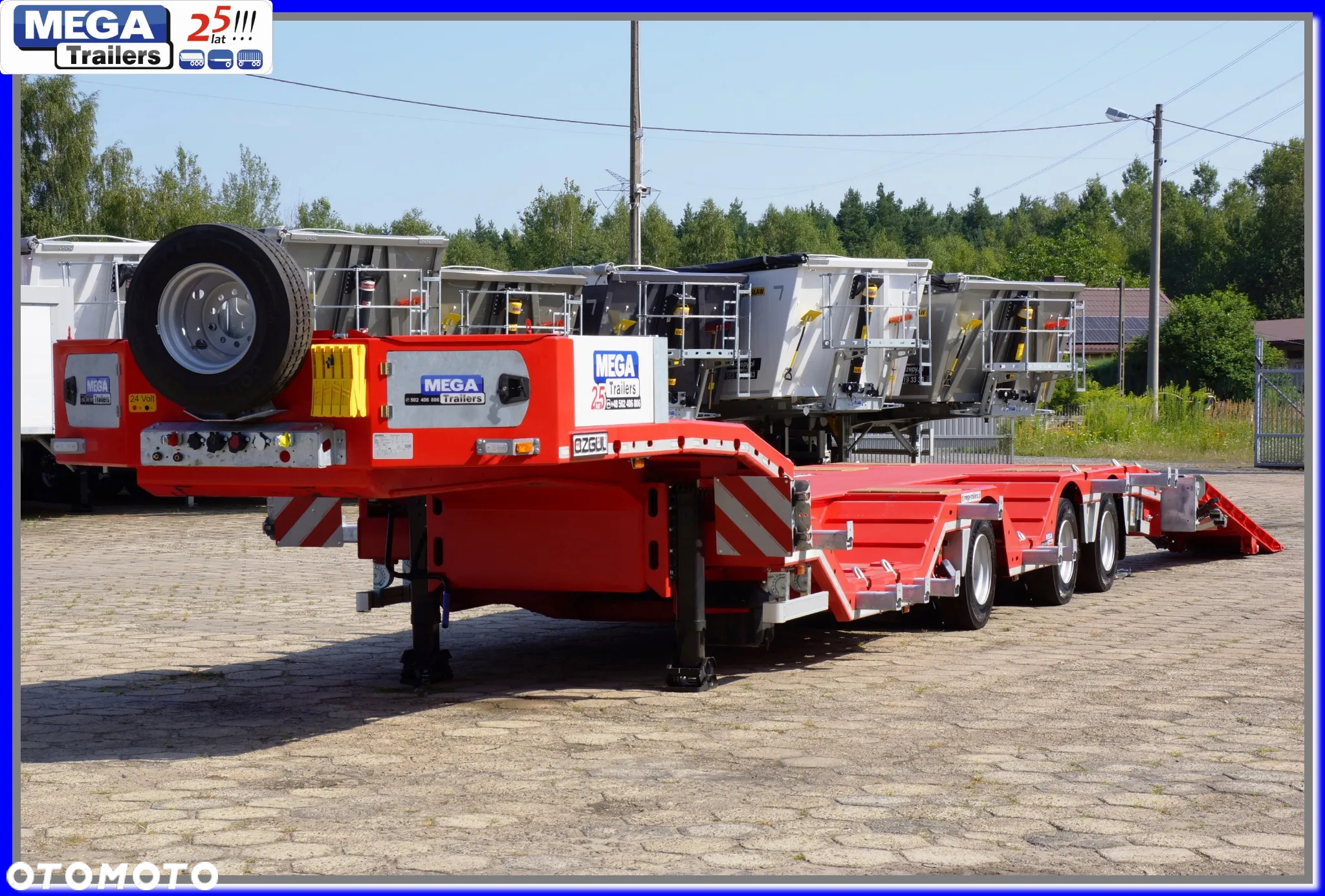 Inny Laweta 3 osie, 4 x zagłębienia kół, 58 T DMC !!! - 8