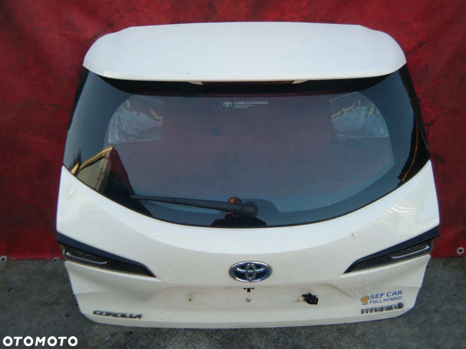 TOYOTA COROLLA E21 TYLNA KLAPA KOMBI  040 =BEZ RDZY = RADOM - 1