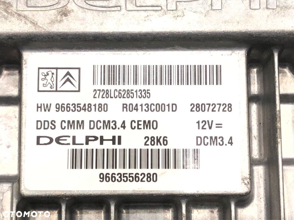 KOMPUTER SILNIKA  PEUGEOT 407 SW (6E_) 2004 - 2011 2.0 HDi 135 100 kW [136 KM] olej napędowy 2004 - - 4