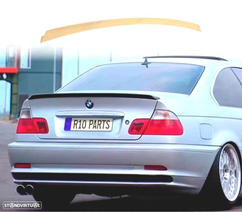AILERON LIP SPOILER TRASEIRO BMW E46 BERLINA 98-05 PLASTICO ABS - 1