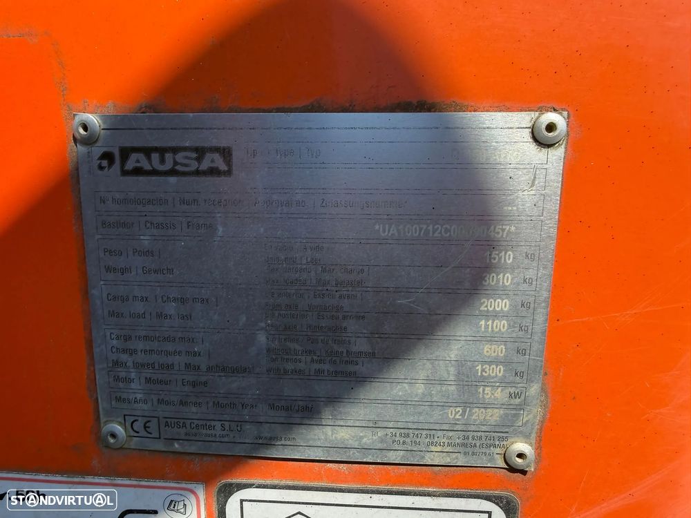 Outra não listada AUSA D 150AHG - mini dumper 2022 com 98h - 11