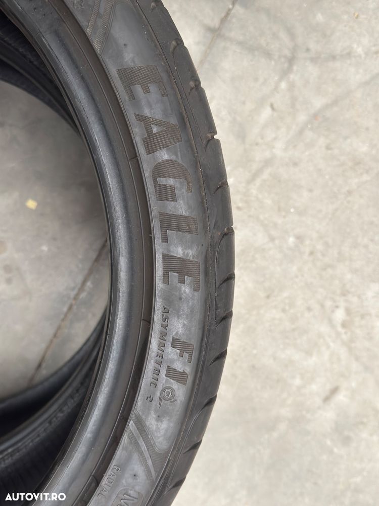 Vând set anvelope 245/40/20-275/35/20 goodyear de vară cu runflat ca noi - 8