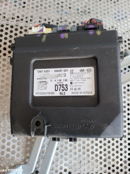 Modul Ecu Unitate Confort Assy-Smart Key Hyundai Tucson An 2015-2020 Cod 95480D7530 - 4