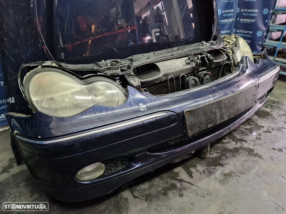 Frente completa usada MERCEDES CLASS C W203 S203 220 CDI capot parachoques oticas guarda lamas radiador - 4