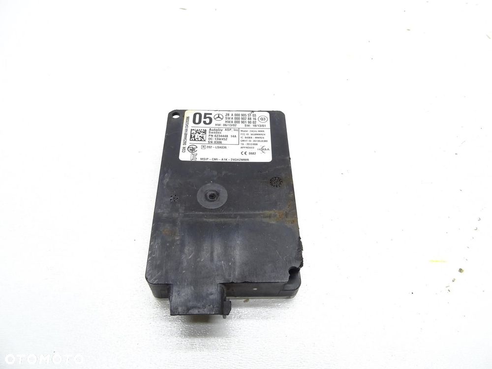 STEROWNIK RADAR DISTRONIC A0009055103 MERCEDES W176 W117 - 1