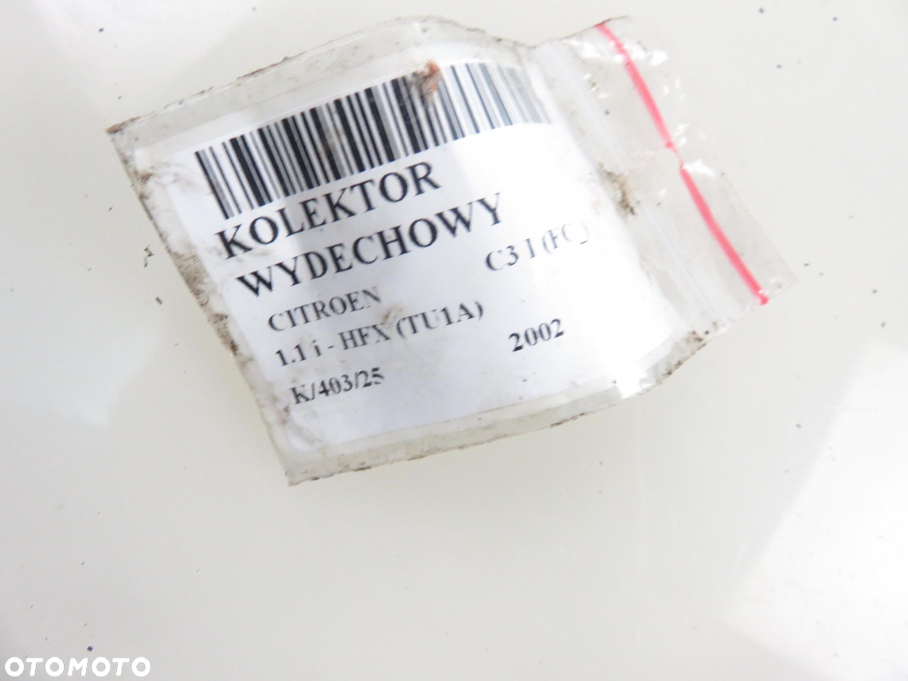 KOLEKTOR WYDECHOWY CITROEN C3 I (FC_) 1.1 i - HFX (TU1A) 9636862310 - 4