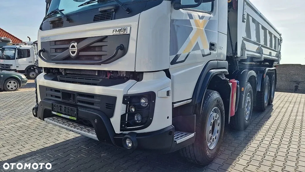 Volvo Fmx 410 8x4 Kiper Hydroburta Wywrot Nowe Opony - 9
