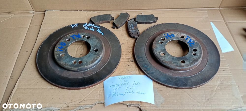 Tarcze hamulcowe klocki tył tylne Hyundai i40 1.7 CRDI - 6
