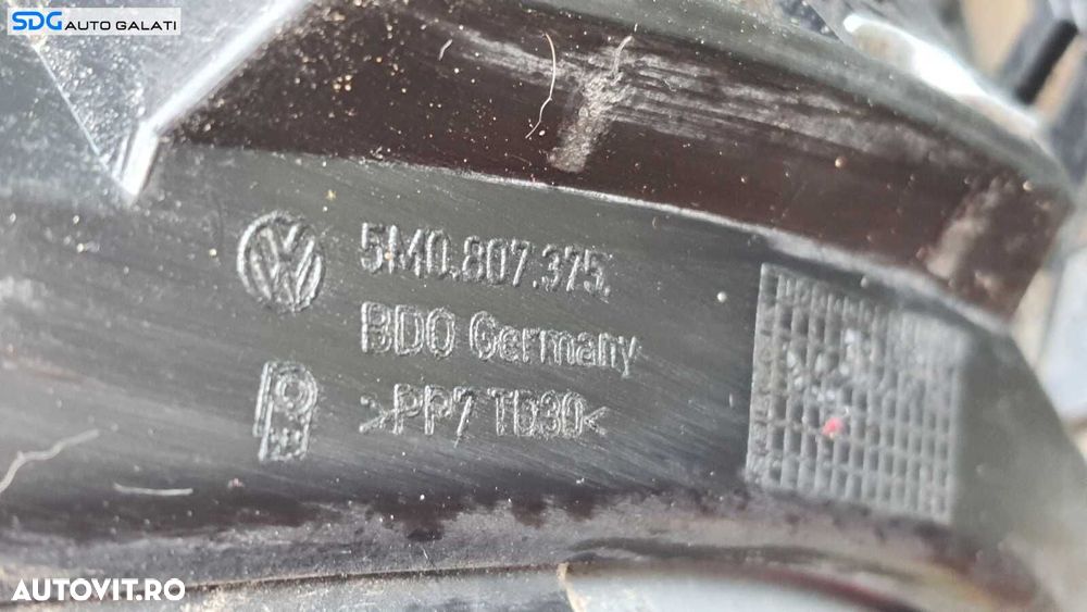 Suport Ghidaj Stanga de la Bara Spoiler Spate Volkswagen Golf 5 Plus 2004 - 2008 Cod 5M0807375 [C1478] - 3