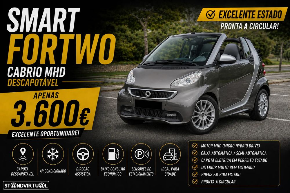 Smart Fortwo Cabrio 1.0 mhd Passion 71 - 1