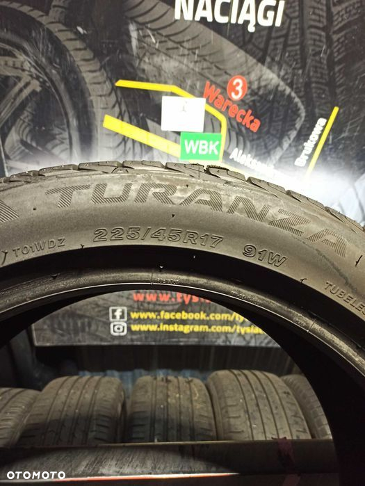 Opony Letnie 225/45/17 BRIDGESTONE TURANZA #1341 - 3