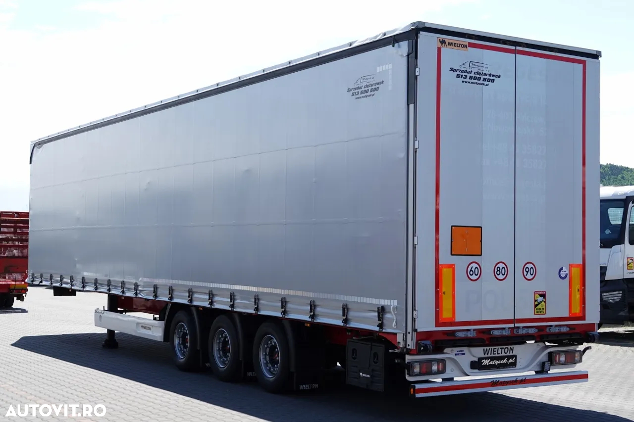 Wielton MEGA CORTINA / MANȘĂ DE OȚEL - 9 M / AXIE DE RIFAT / SAF/ COILMULDA / LOW DECK / 2019R - 6