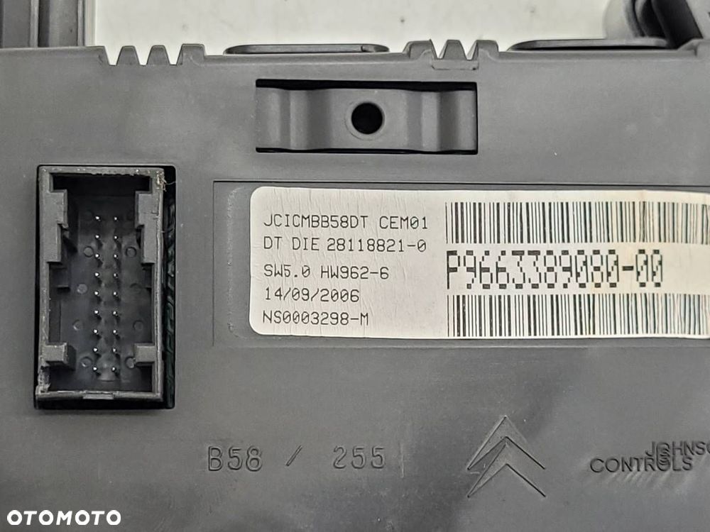 LICZNIK ZEGARY CITROEN C4 GRAND PICASSO I 2.0 HDI 136KM EUROPA 9663389080 - 10