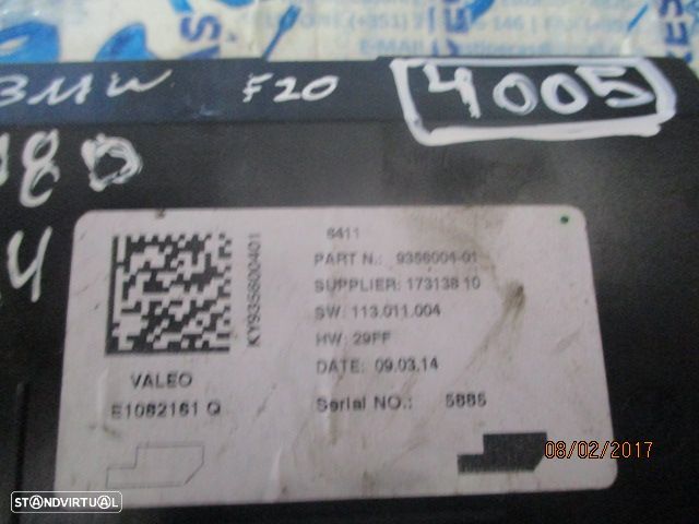 Modulo Diversos 935600401 BMW F20 2014 118D CONFORT - 3