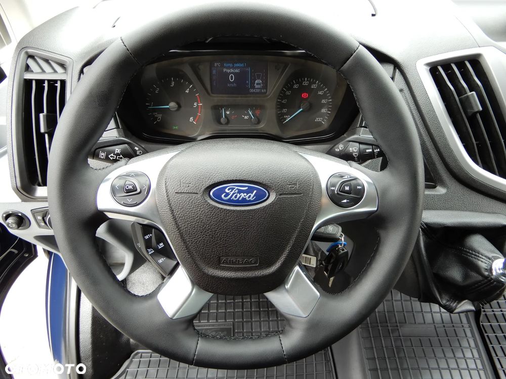 Ford Transit 2.0 EcoBlue 170 KM Wersja TREND Doka Brygadowy Dubel Podwójna Kabina Bliźniak HDS FASSI F40B.0.22 Udźwig 995 Kg Zasięg 6.30 Cm 7-Mio Os.+2120 Kg Ładowność Serwis Do Końca 60 Tys Przeb Stan Jak Nowy - 38
