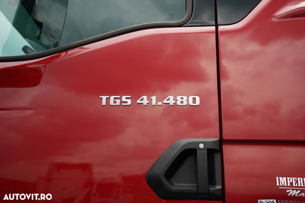 MAN TGS 41.480 / 8x8 / BASCULANĂ SPATE / MANUAL / NOU NOU / KH-KIPPER / - 24