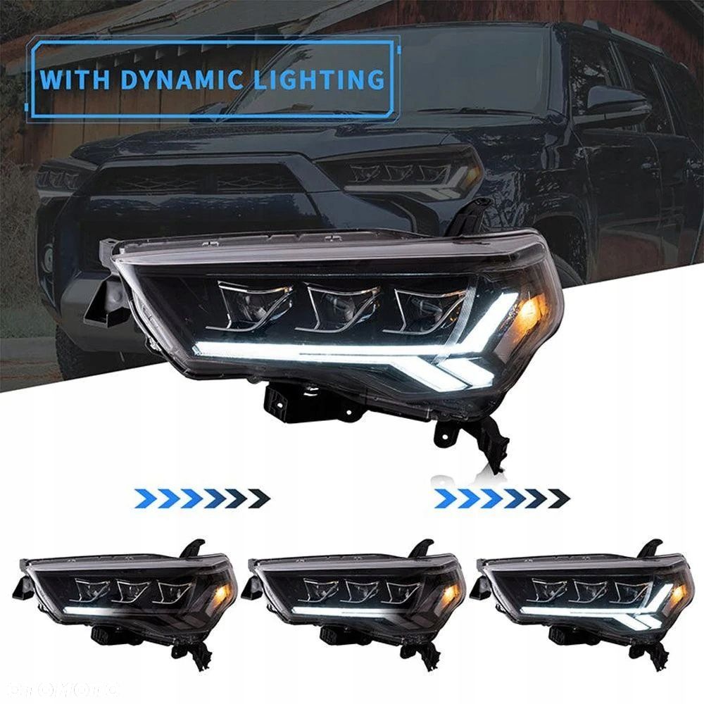 Reflektory Lampy kpl Vland Led Tuning Toyota 4runner 4-Runner V 5 14-24 z24 - 8