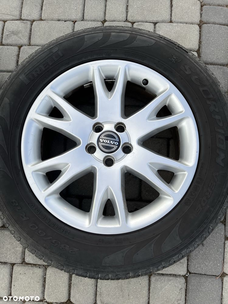 Alufelgi 5x108 18 cali Volvo XC90 otwór 67.1 opony Pirell 235/60/18 - 4