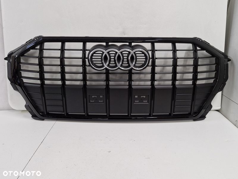 audi q3 2 ii 83a s-line grill atrapa chłodnicy zderzaka przód czarna 83a853651e - 1