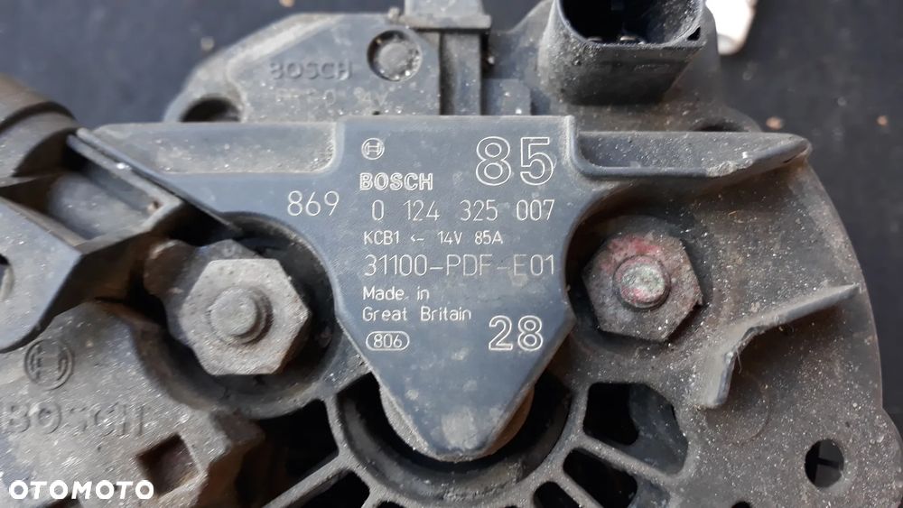 ROZRUSZNIK Alternator Honda  1.4 1.6 0124325007 31100pdfe01 31200p1je020 d6ra67 - 2