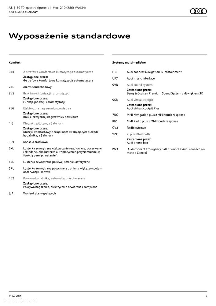 Audi A8 50 TDI quattro tiptronic - 33