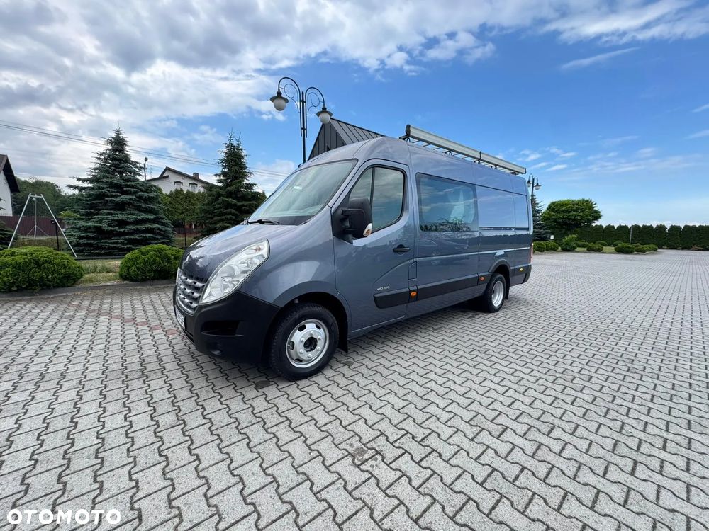 Renault MASTER L4H2 Klima Elektryka Na Bliźniaku Brygadówka Dubel Kabina 7os Hak Serwis - 17