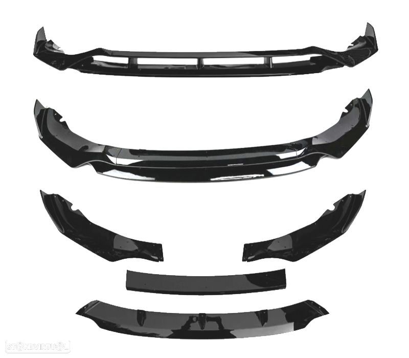 KIT CARROÇARIA BMW X5 G05 18-22 LOOK BLACK KNIGHT PRETO BRILHANTE - 2