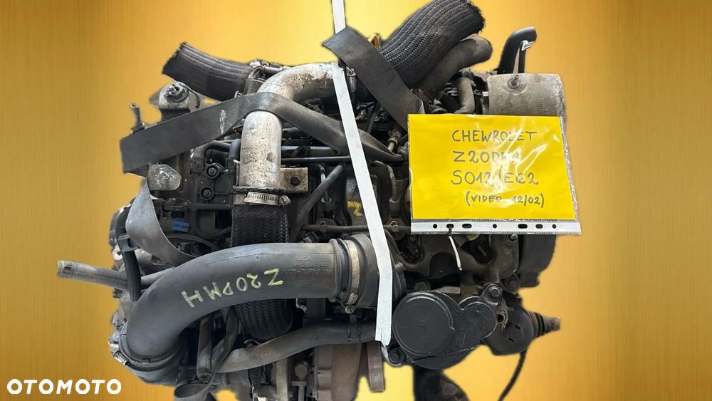 Chevrolet Z20DMH 2.0 diesel silnik kompletny z pełnym osprzętem gotowy do montażu VIDEO PRACY SILNIKA - WHATSAPP LUB LINK W OPISIE - 4