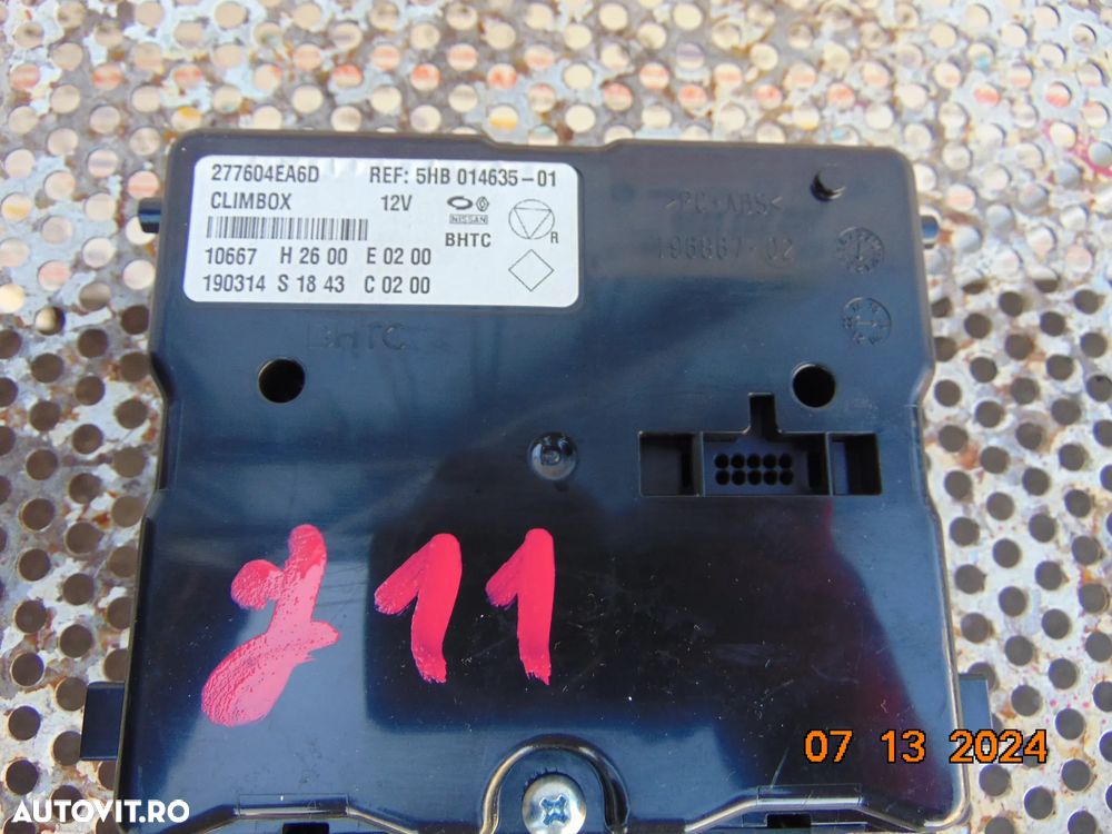 Modul climatronic Nissan qashqai j11 2013-2021 ecu modul clima cod 277604ea6d - 1