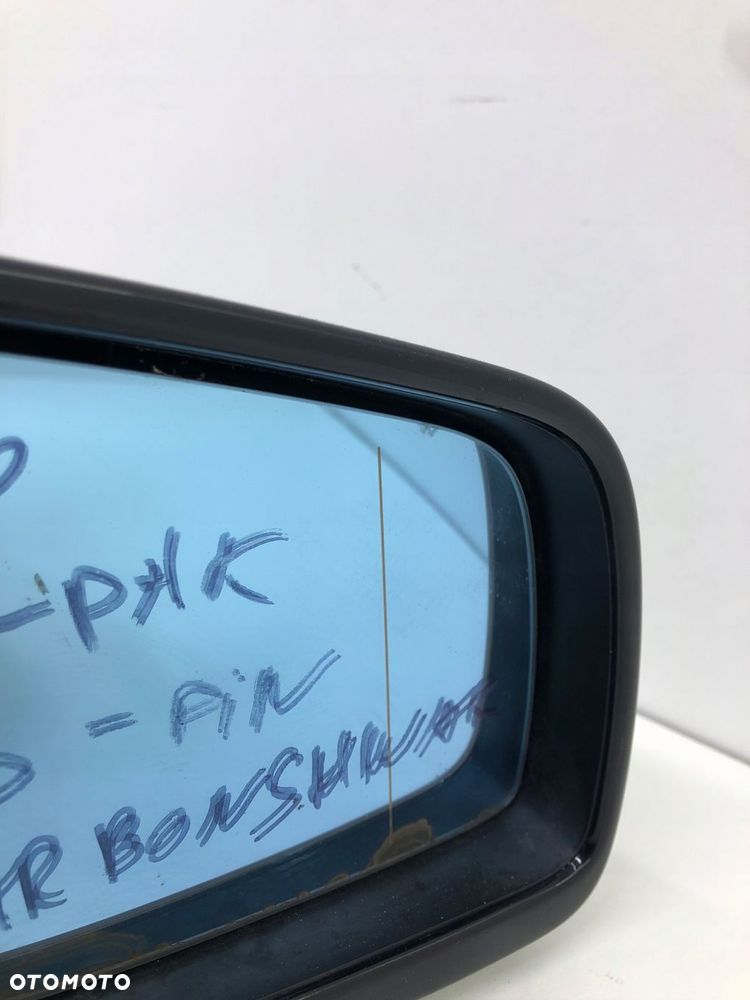 BMW E60 E61 PRAWE LUSTERKO CARBONSCHWARZ 3-PIN M-PAKIET EU - 7
