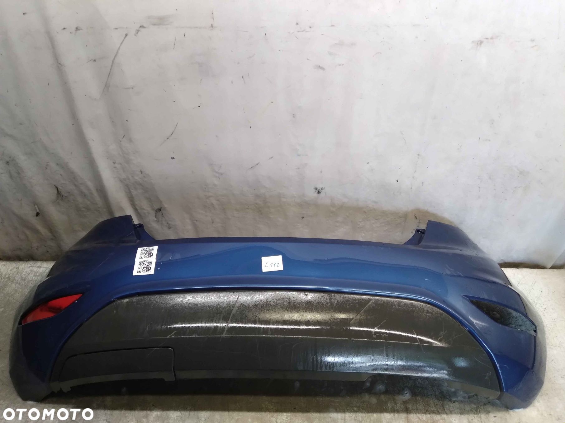^ ZDERZAK TYŁ TYLNY DO FORD FIESTA MK7 7 VII NIEBIESKI GRANATOWY - 1