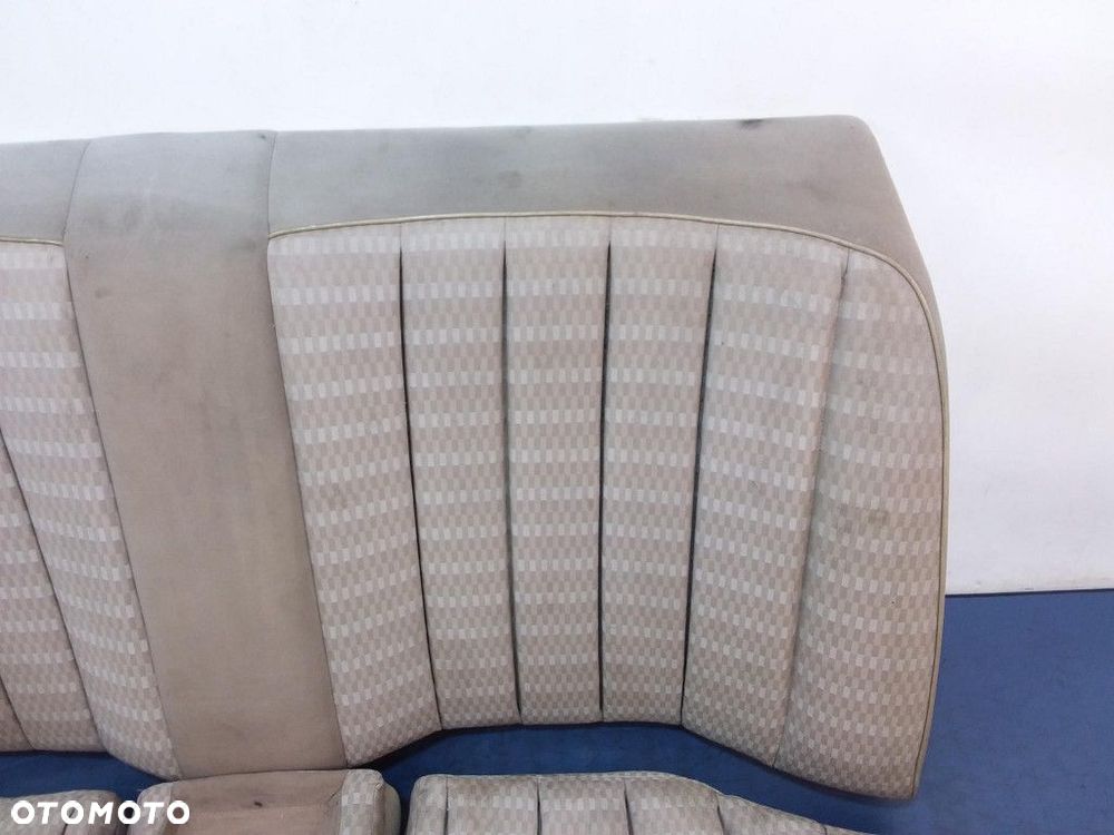 MERCEDES 190 W201 KANAPA SIEDZENIE TYŁ WELUR - 4