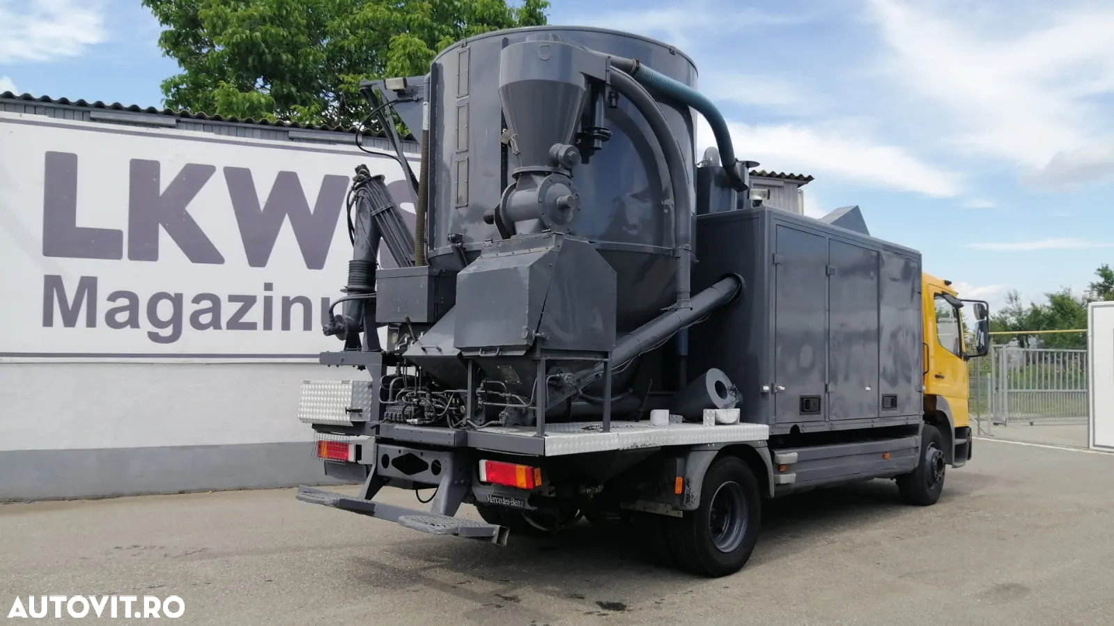 Mercedes-Benz Atego & Gmelin FNC Mobil / Animal Feed Mill and Mixer/Tierfutter Mahl und Mischanlage - 11