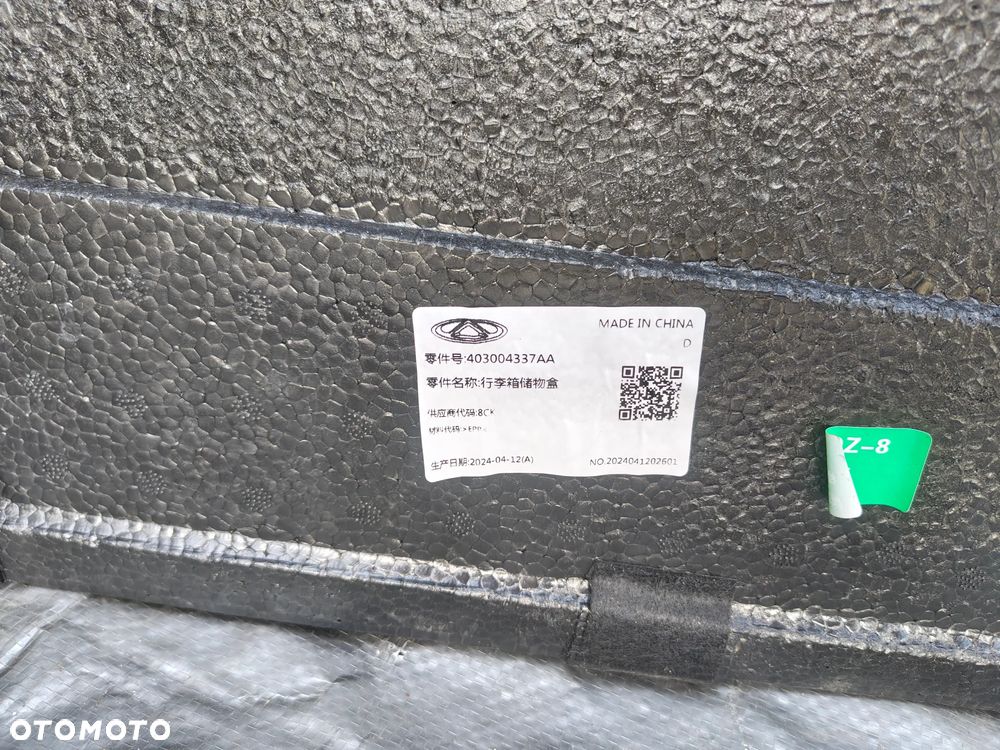 OMODA 5 V chery wkład organizer styropian bagażnika 403004337AA - 3