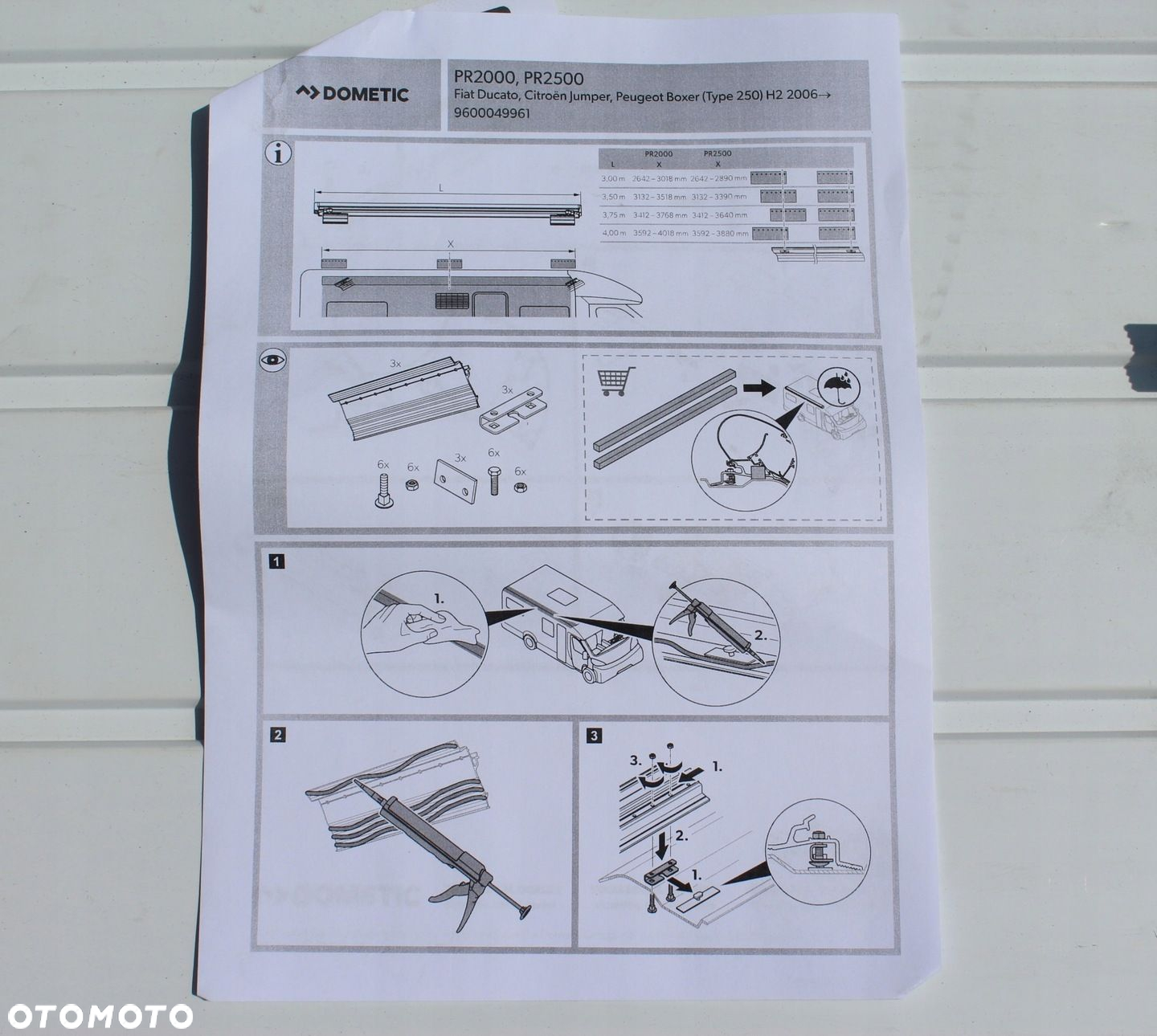 ADAPTER DO MARKIZY DOMETIC PR2000 PR2500 H2 DUCATO JUMPER BOXER - 4