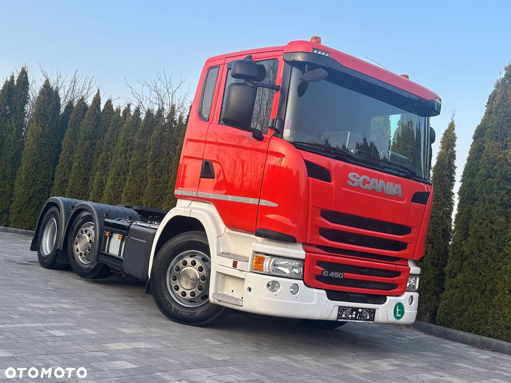 Scania / G450 / 6X2 / PUSHER / Oś-Skrętna-Podnoszona / - 6