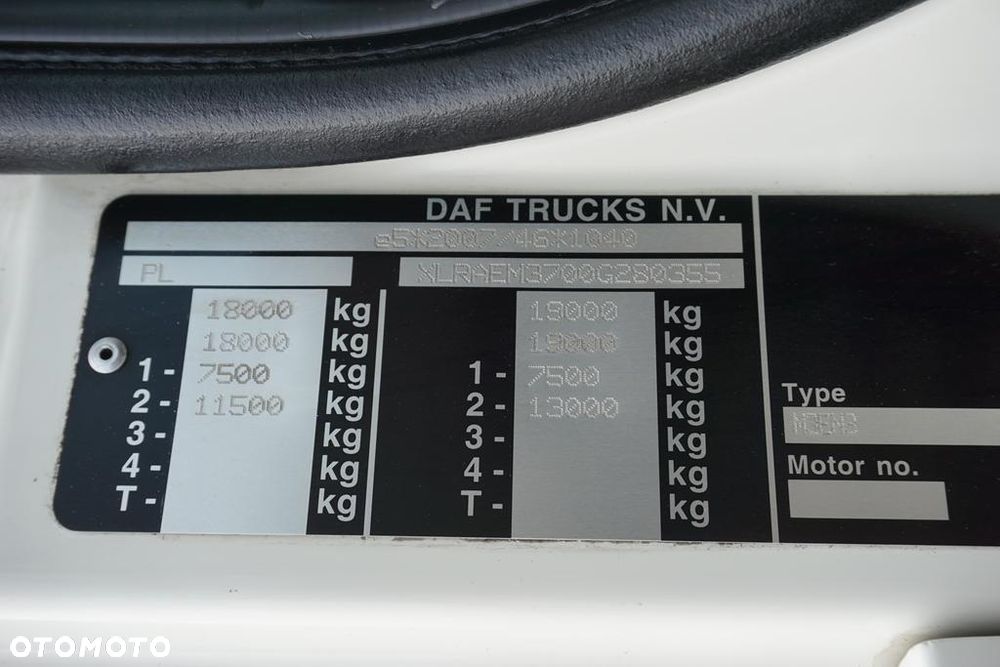 DAF / CF / 320 / ACC / E 6 / FIRANKA / 22 PALETY / DŁ. 9 M / ŁAD. 8 960 KG - 11