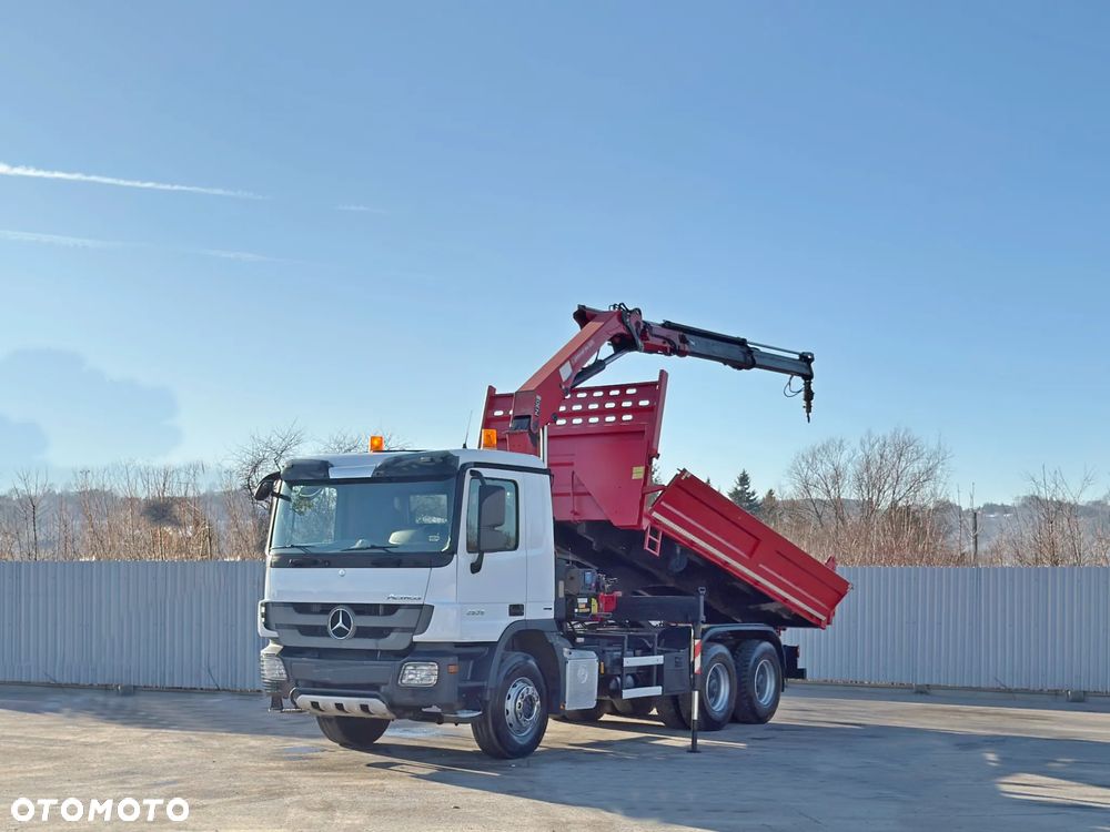 Mercedes-Benz ACTROS 2636 * HMF 1430 K2 + PILOT + BORDMATIC * STAN BDB - 3