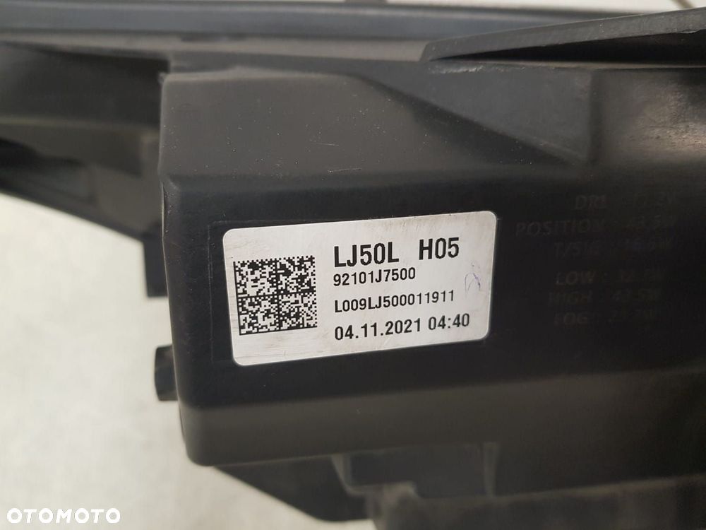 KIA CEED 3 III CD LIFT 21 22 23 LAMPA LEWA FULL LED PRZÓD PRZEDNIA 92101-J7500 EUROPA IDEALNA - 10