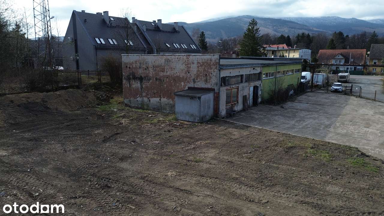 Hala na działce 2410 m2 w Kowarach z asfaltowym dojazdem - Pełny obrazek: 3/5