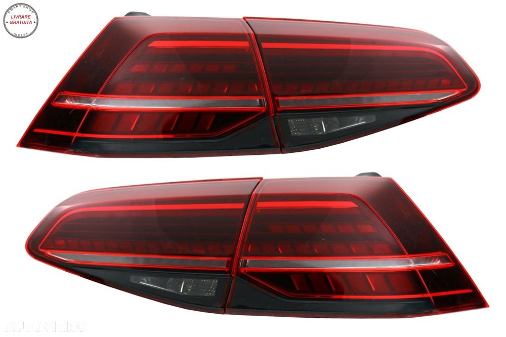 Stopuri Full LED compatibil cuVW Golf 7 & 7.5 VII (2013-2019) Facelift Retrofit G7- livrare gratuita - 1