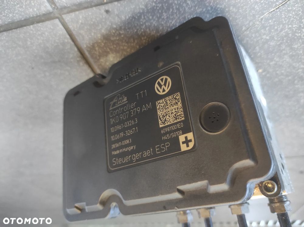 POMPA STEROWNIK ABS 1K0614517BB 1K0907379AM SPRAWNA GWARANCJA VW AUDI SEAT SKODA WYSYŁKA !!!! - 2