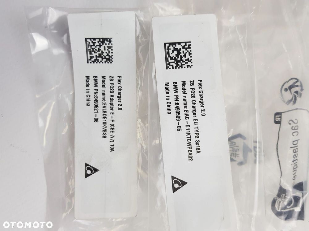NOWY ORYGINALNY KOMPLETNY ZESTAW ŁADOWANIA BMW 8490509 8490521 230V Flex Charger Type 2 - 12