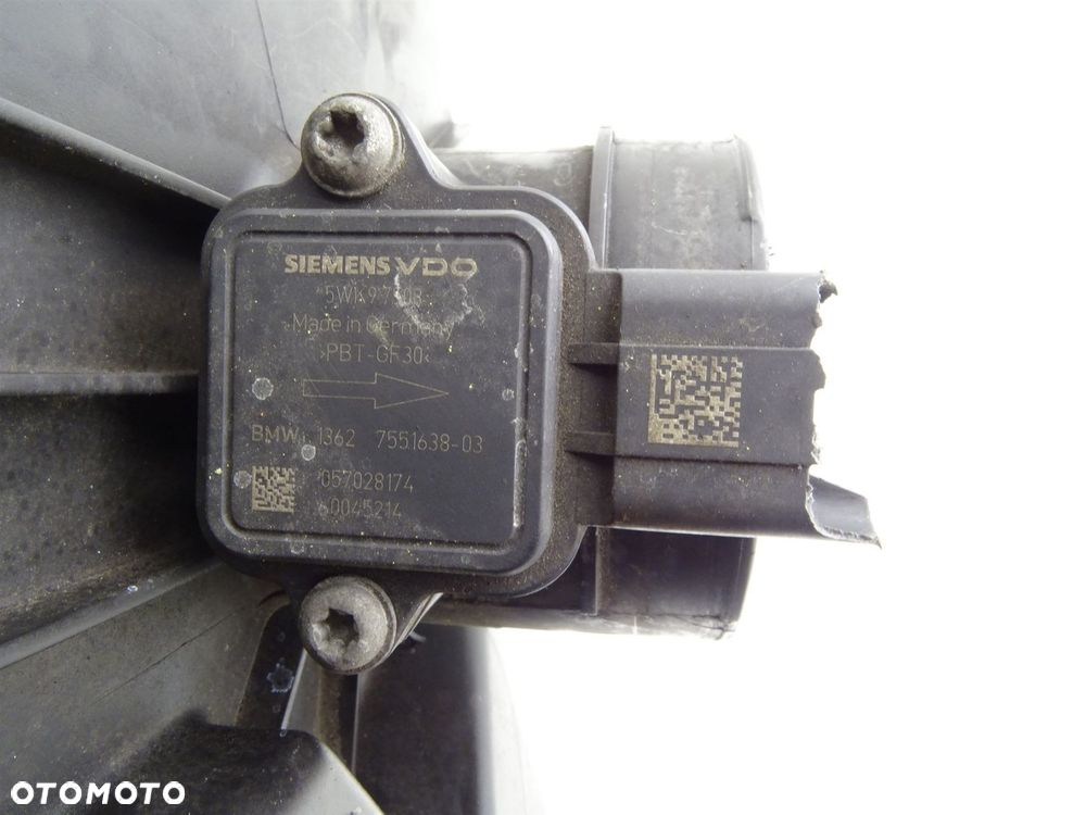Obudowa filtra powietrza n53b30u0 n53 7555287 bmw e90 e91 e92 e93 3.0 - 7