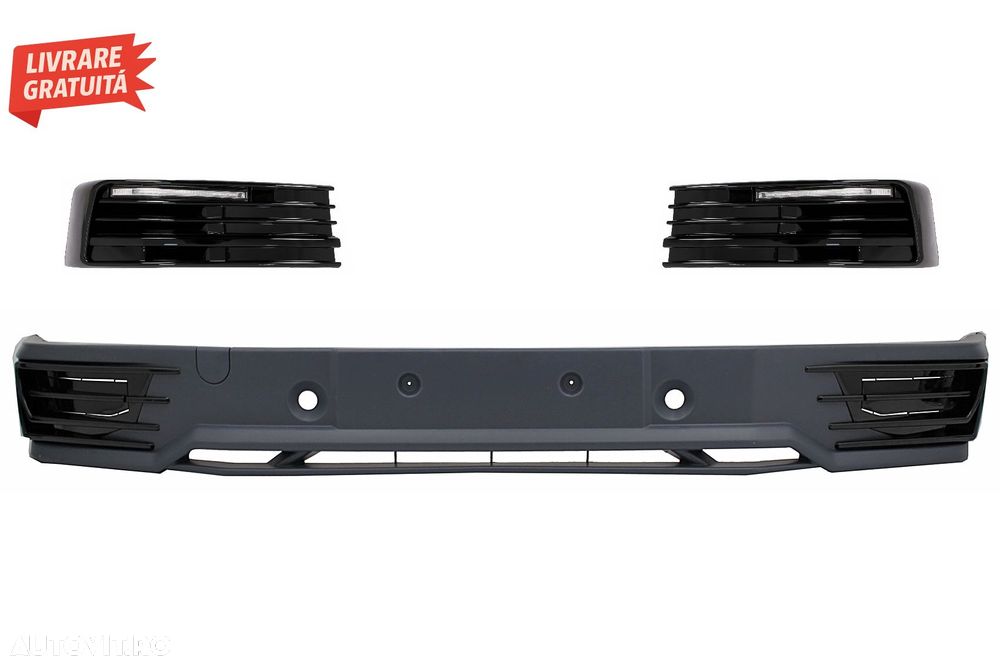 Prelungire Bara Fata Extensie Add-on cu Lumini de zi cu LED DRL VW Transporter T6 - livrare gratuita - 1