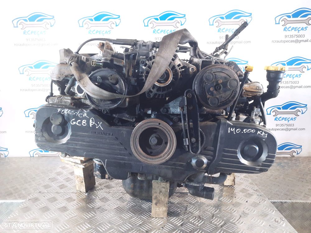 .MOTOR COMPLETO SUBARU IMPREZA II 2 FORESTER II 2 MK2 SG 2.0i AWD 16V 125CV EJ201 MK2 GG GC GF MOTOR ARRANQUE ALTERNADOR COMPRESSOR AR CONDICIONADO BOMBA DIRECAO DIREÇÃO INJETORES - 2